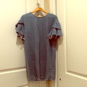 Jean Fringed Dress